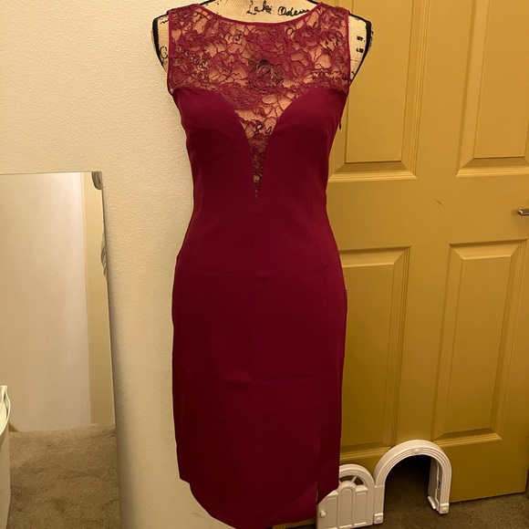 Emilio Pucci beautiful made in Italy bodycon dress lace top sexy 8 medium - Picture 1 of 14